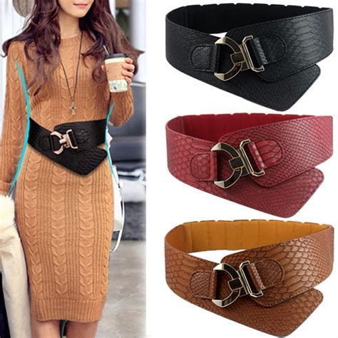 Women's Wide Belts .